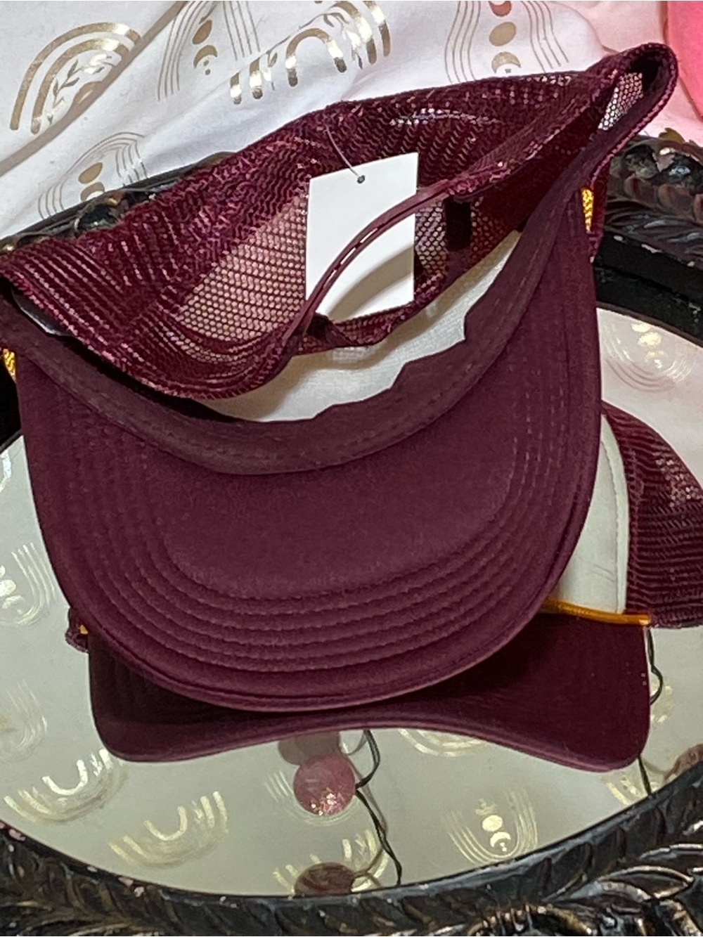 Bronco Built Wild Maroon & White Trucker Hat - Picture 6 of 6